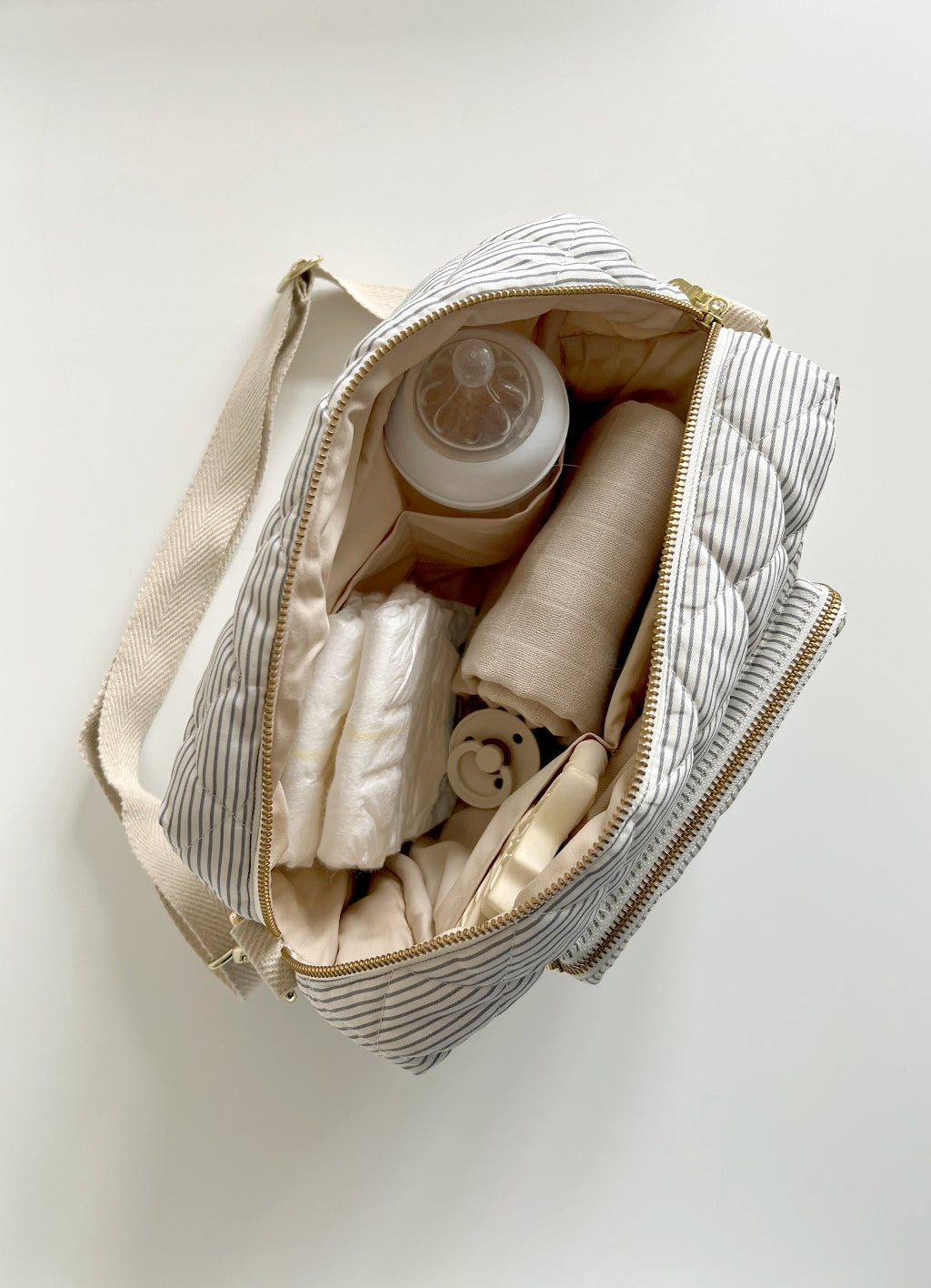 Cam Cam lille pusletaske, Økologisk - OCS - Latte