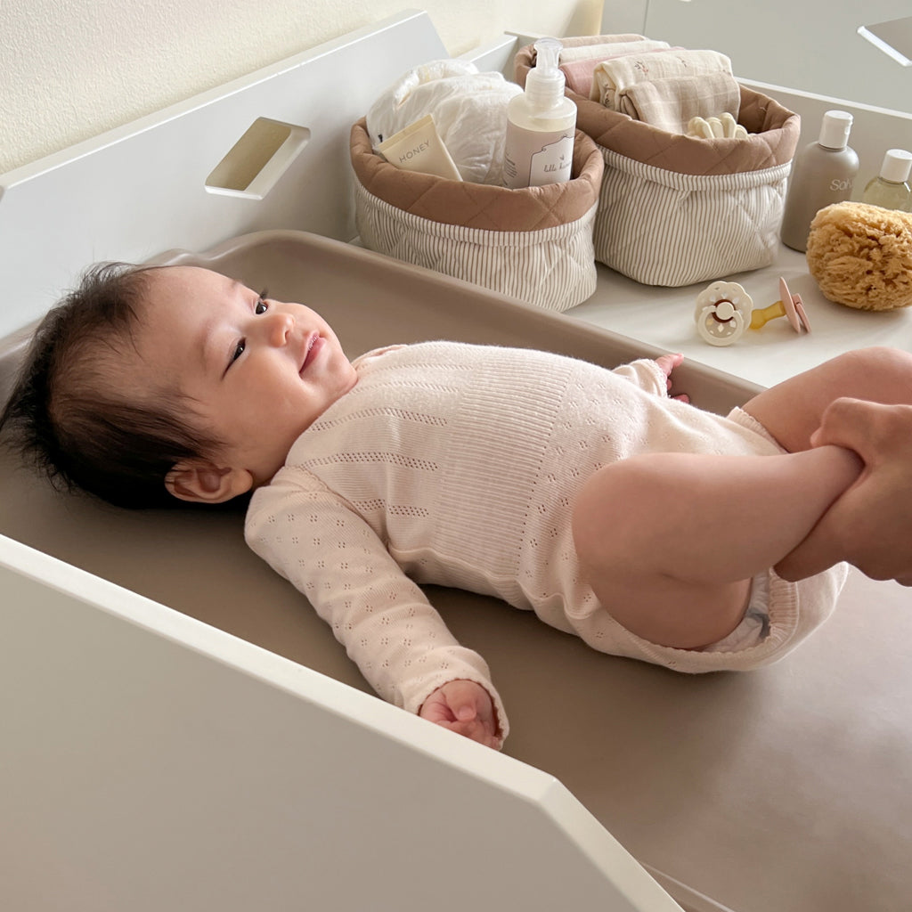 Cam Cam pusleopbevaring, Caddy - Classic Stripes Camel