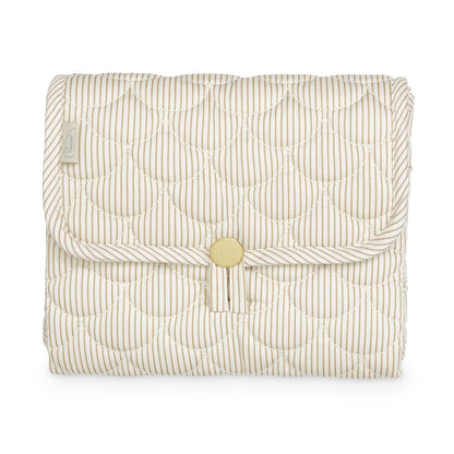 Cam Cam pusleunderlag, Quilet - OCS - Classic stripes caramel