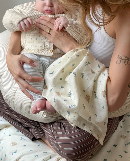 Cam Cam stofbleer, 3-pak økologisk, GOTS Mix - Blueberries