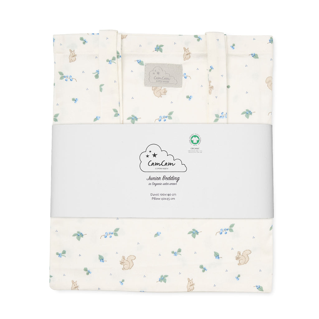 Cam Cam voksensengetøj, Økologisk, GOTS - Blueberries