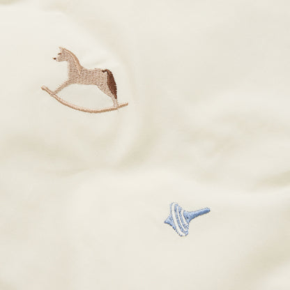 Cam Cam barnsängkläder, ekologisk, GOTS, Broderad - Vintage Toys