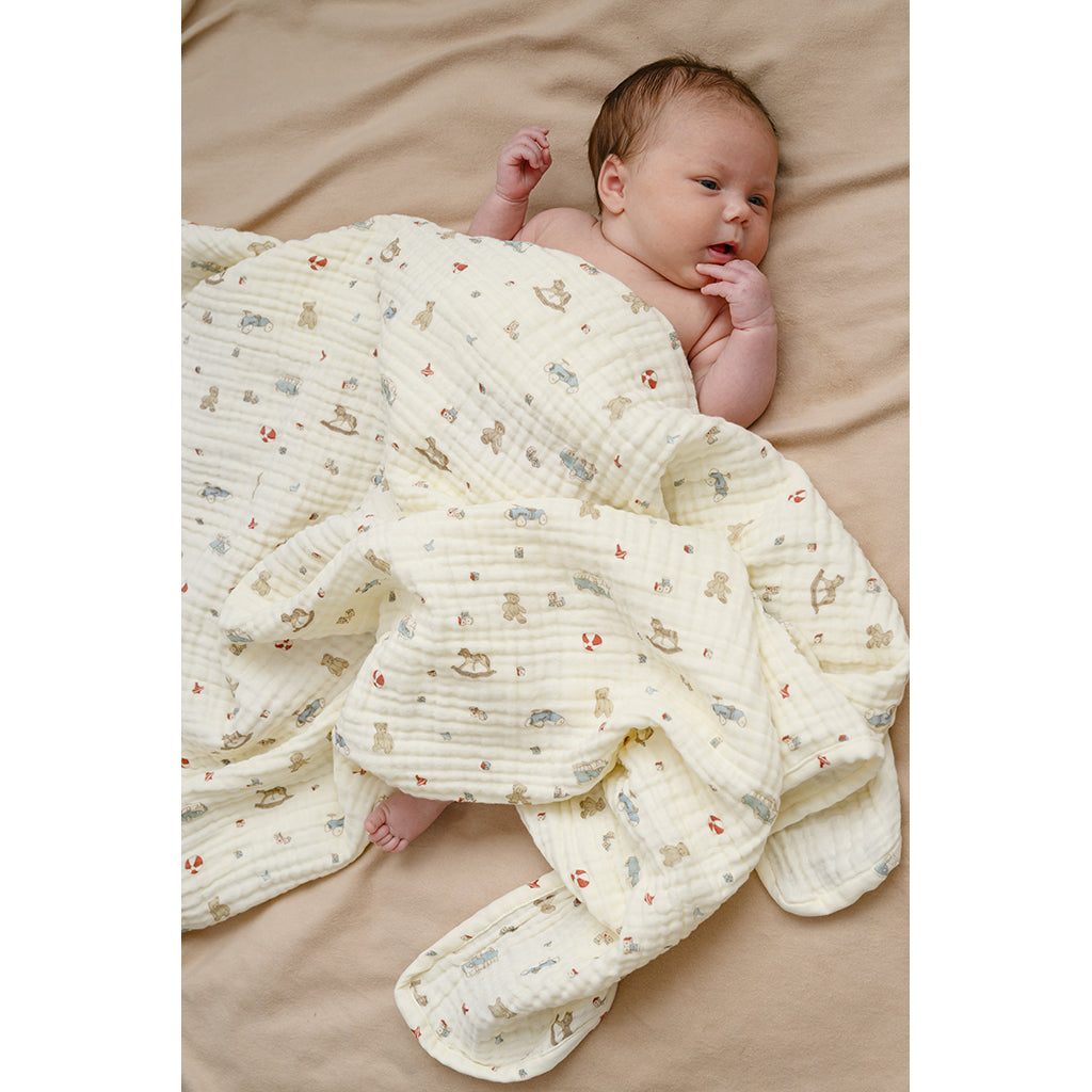 Cam Cam muslin babyfilt, ekologisk, GOTS - Vintage Toys