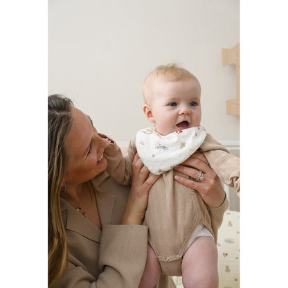 Cam Cam bandana haklapp, jersey, 2-pack, GOTS - Vintage Toys