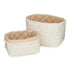 Cam Cam quiltet opbevaringskurv i stof, sæt m. 2 str. - Rowan