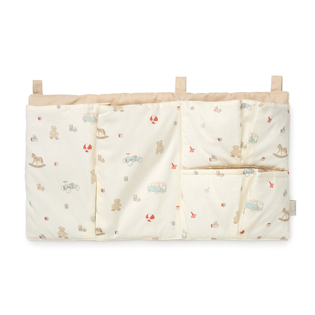 Cam Cam bed pocket, sengelommer i stof, OCS - Vintage Toys