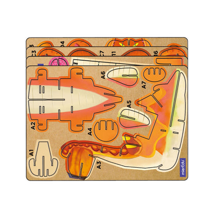 mierEdu – 3D-pussel med ljud – Brachiosaurus