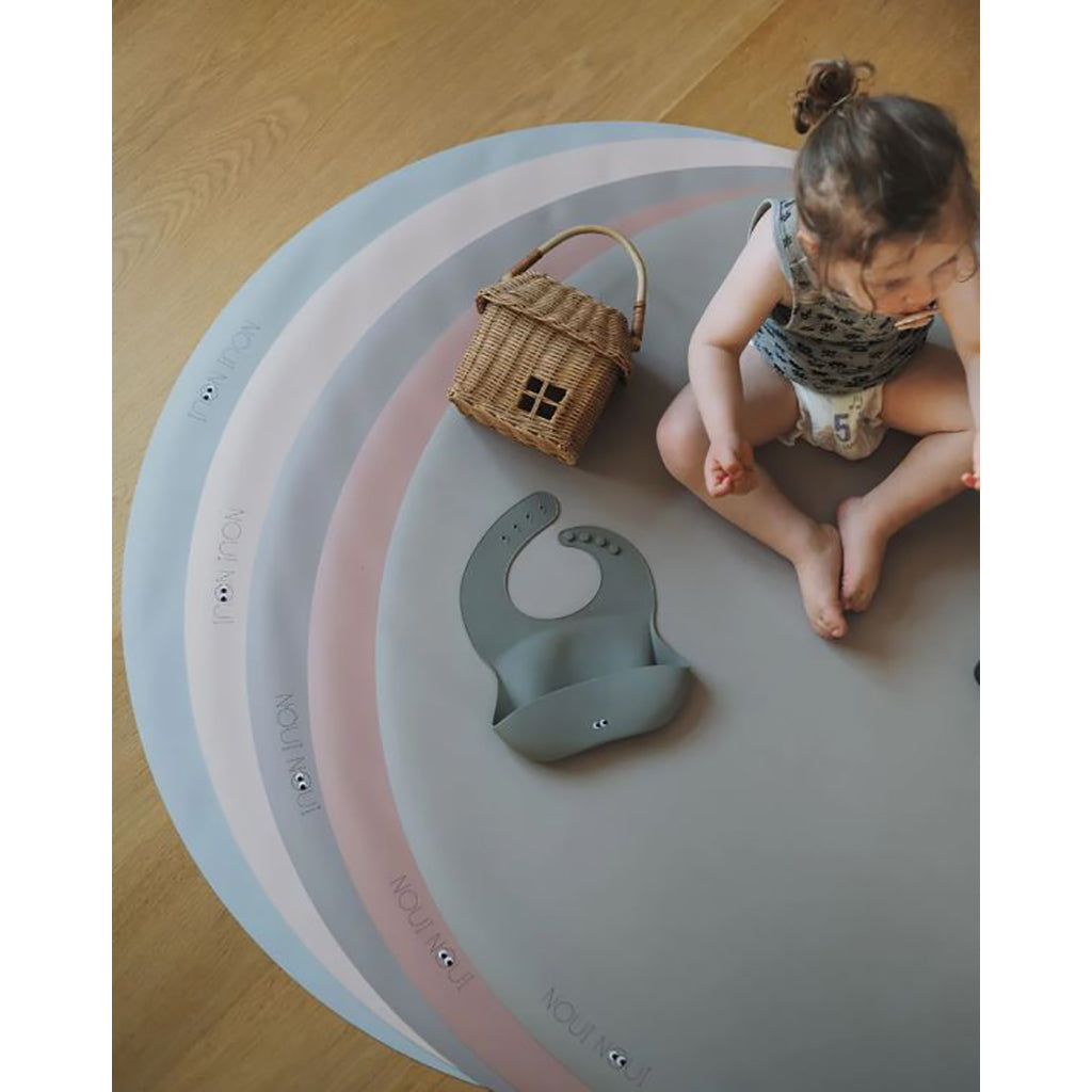 Noui Noui Golvmatta, stolunderlägg, rund – Olive Hazel