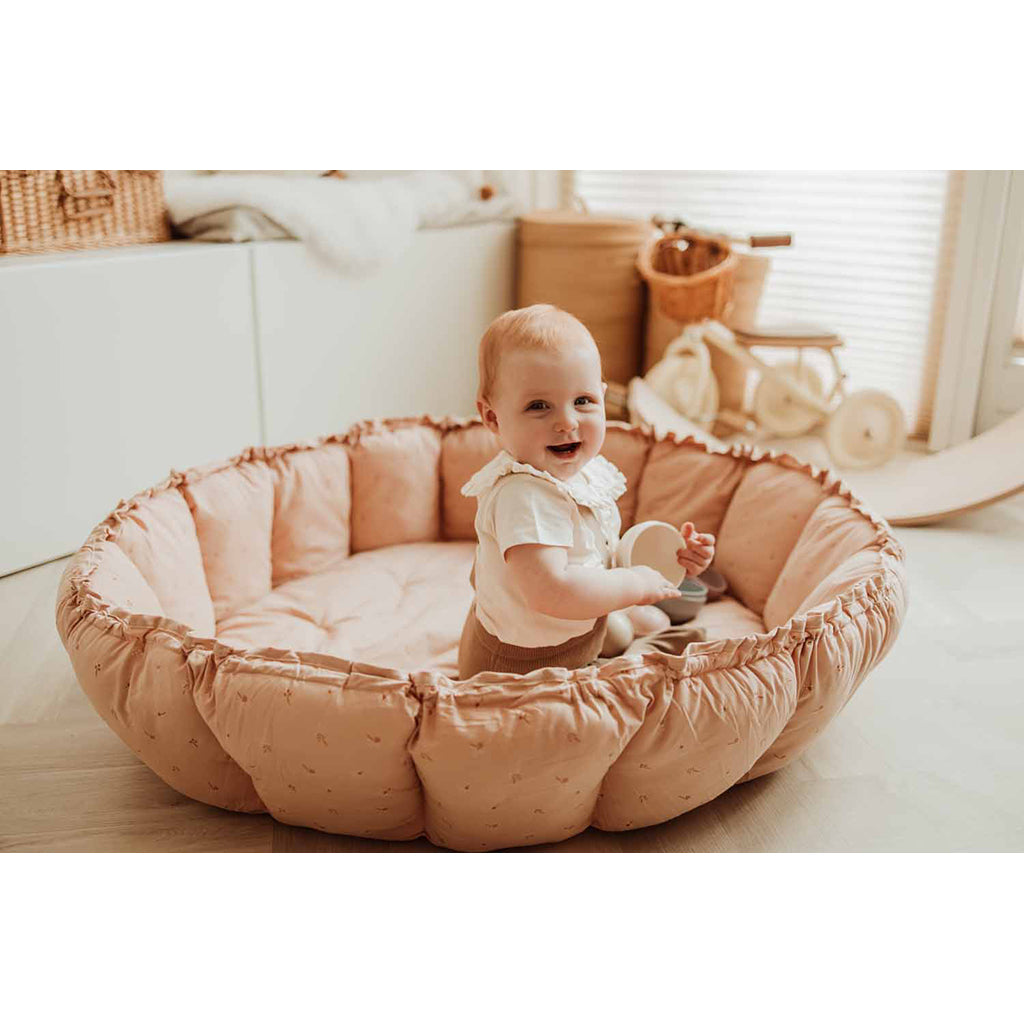 Play&amp;Go Coco fleuri, Tre-i-ett babytäcke, ekologisk - Bloom fleuri