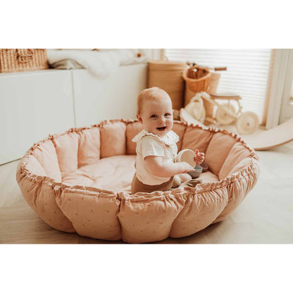 Play&amp;Go Coco fleuri, Tre-i-ett babytäcke, ekologisk - Bloom fleuri