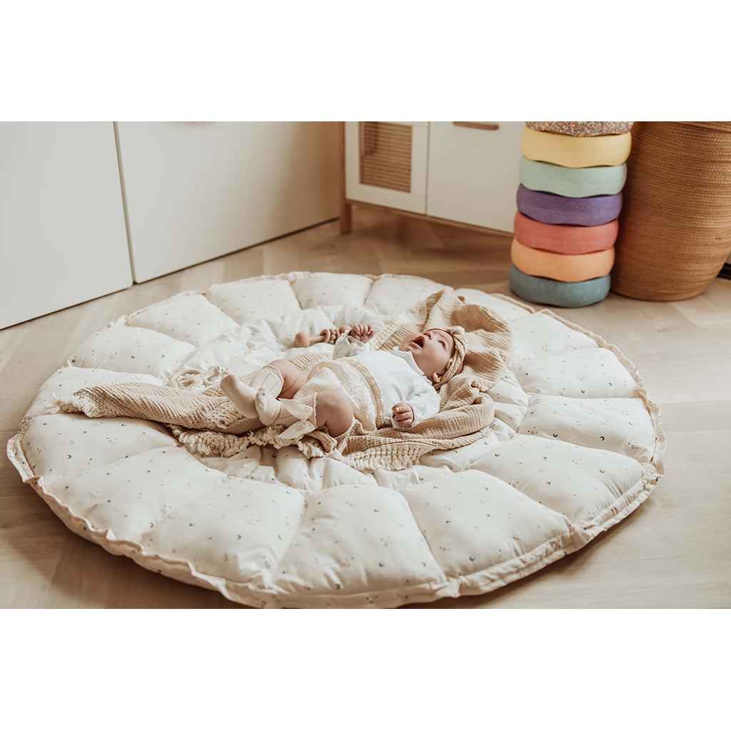 Play&amp;Go Coco moon, Tre-i-ett babytäcke, ekologisk - Bloom moon