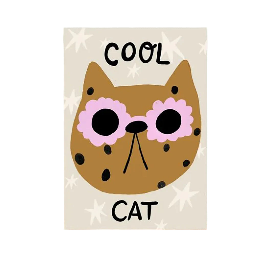 Yaya Studio-affisch, Cool cat - A4