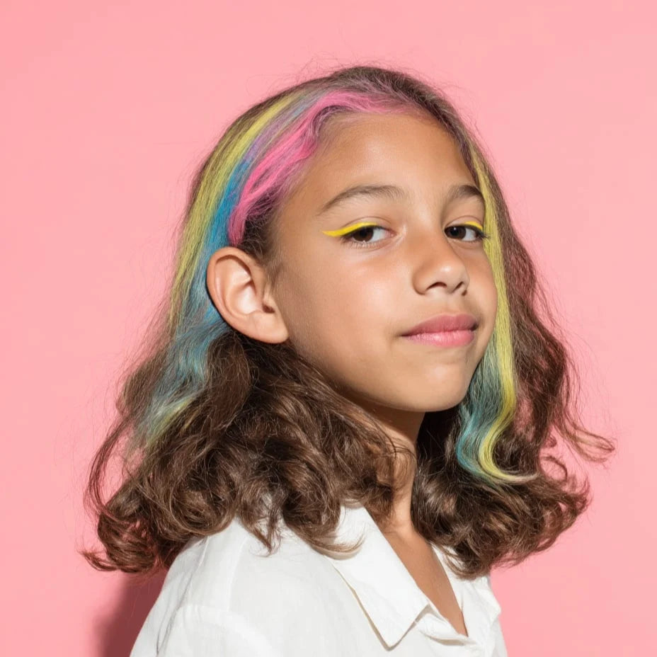 OMY hårkrita, Rainbow - 6 färger