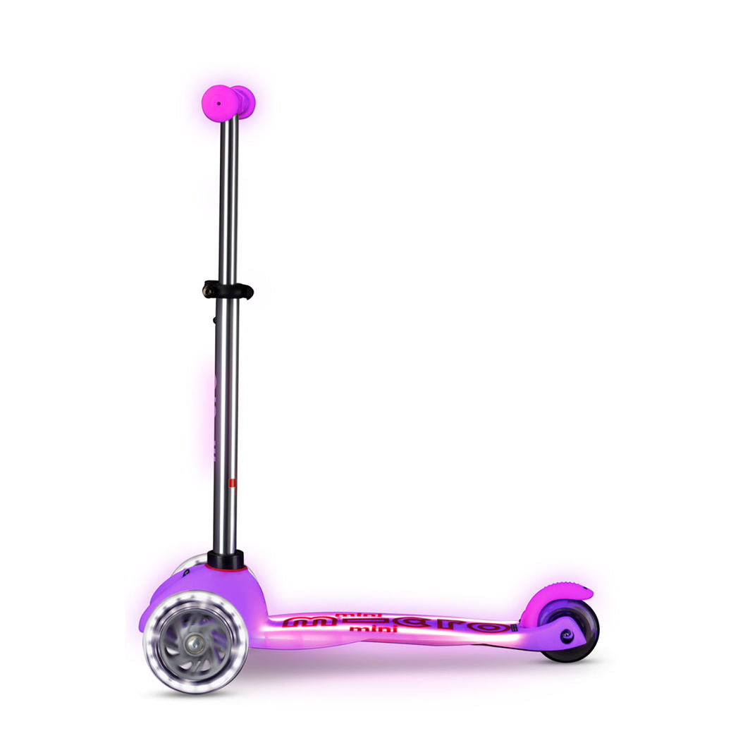 Micro Sparkcykel, Mini Deluxe Glow LED Plus - Frosty Pink