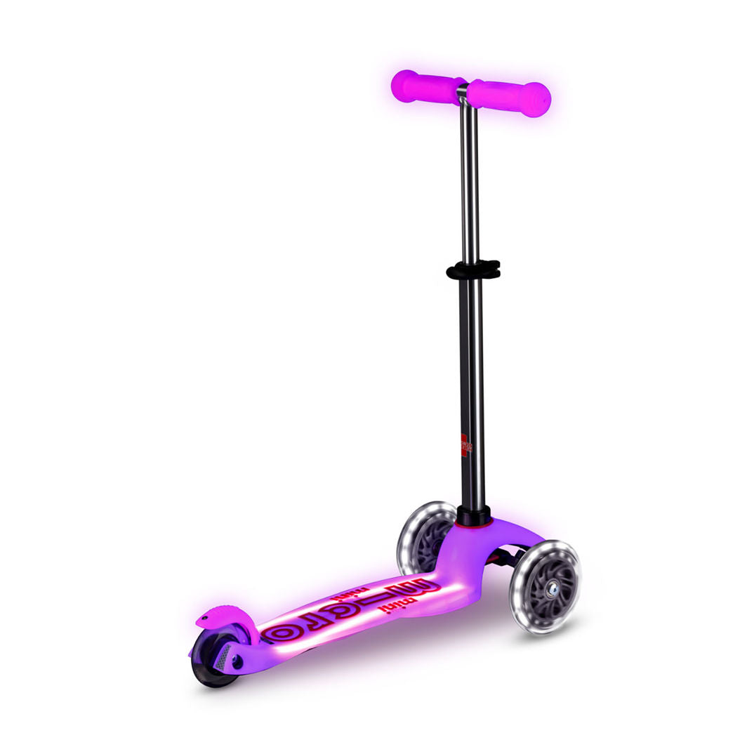 Micro Sparkcykel, Mini Deluxe Glow LED Plus - Frosty Pink