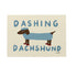 Nephthys Illustrated plakat, Dashing Dachshund - A4