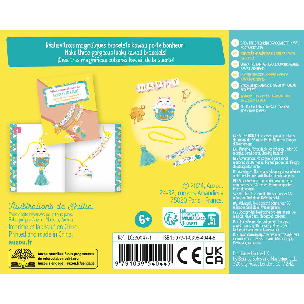 Auzou DIY-armband, Jewellery Factory - Kawaii lyckoband