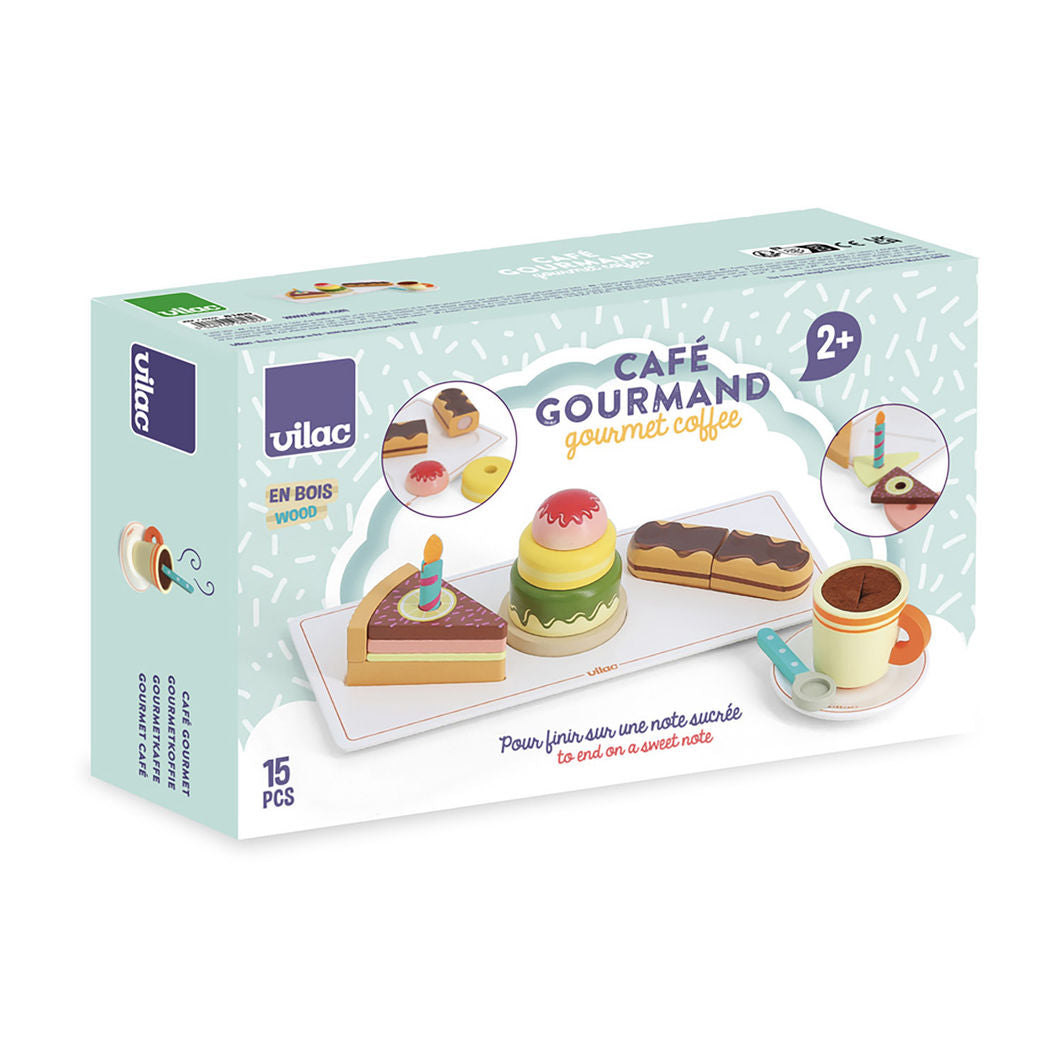 Vilac leksaksmat i trä, Gourmet café