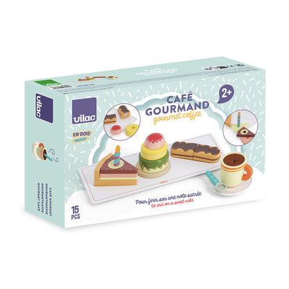 Vilac leksaksmat i trä, Gourmet café