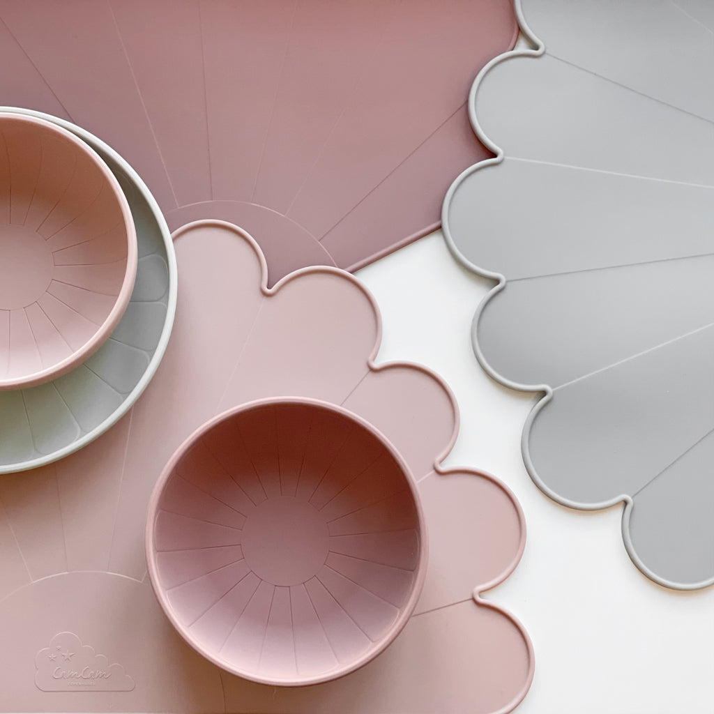 Cam Cam djup tallrik, 2-pack, Flower bowls - Earth mix