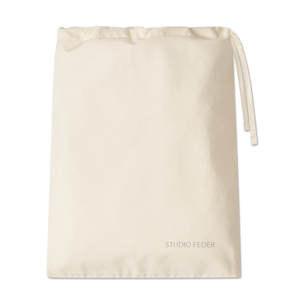 Studio Feder vuxensängkläder, ekologisk - Percale ivory XL