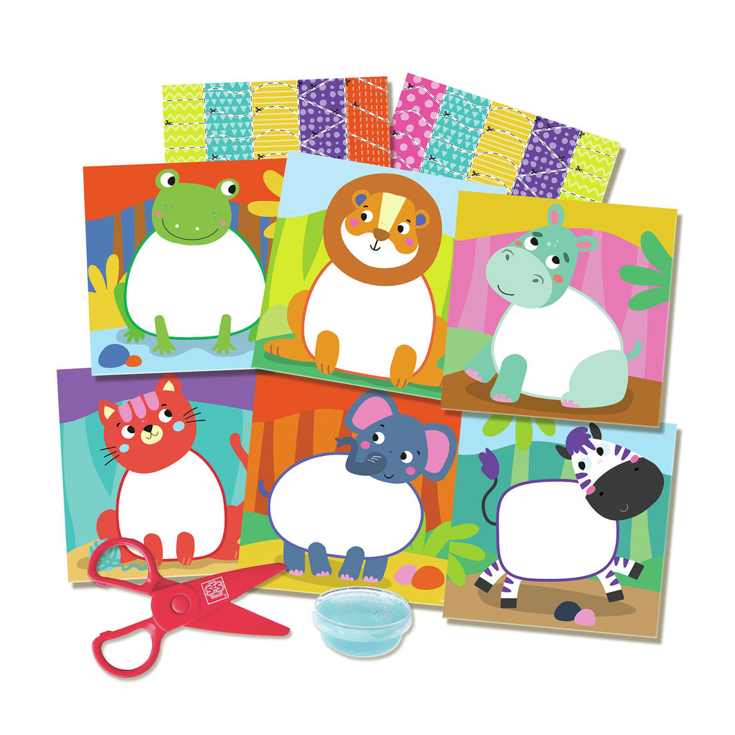 SES Creative, Montessori - Lär dig klippa kollage