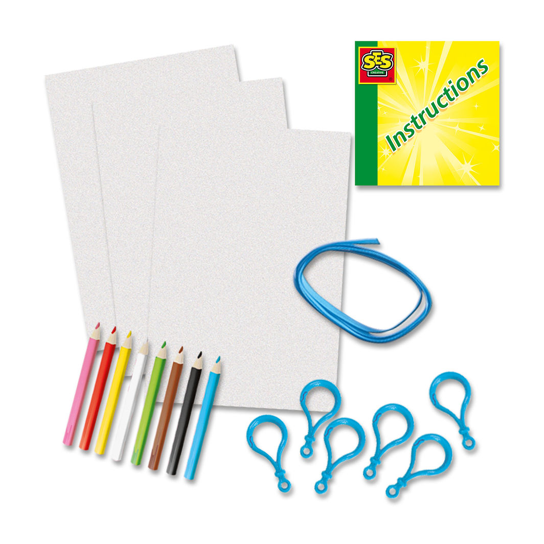 SES Creative Krympplast, Dinosaurnyckelringar