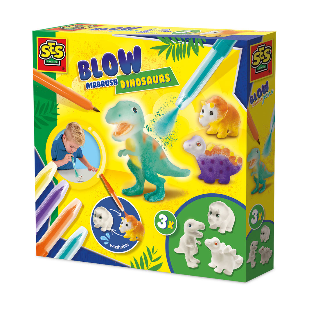 SES Creative Blåspennor, Dinosaurier