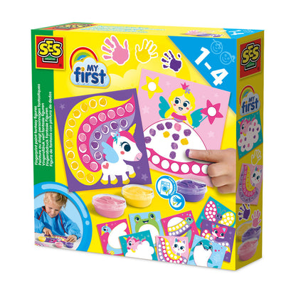 SES Creative Min första fingermålning, Fantasi figurer