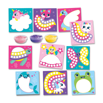 SES Creative Min första fingermålning, Fantasi figurer