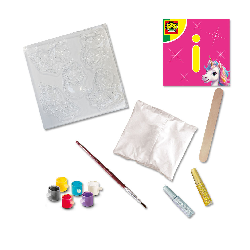 SES Creative Gjut &amp; Måla i gips, Enhörningsbebisar