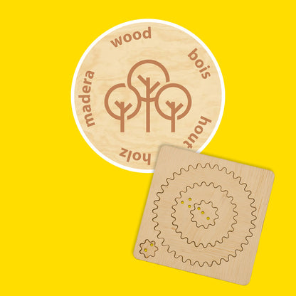 SES Creative Spiralritset av trä