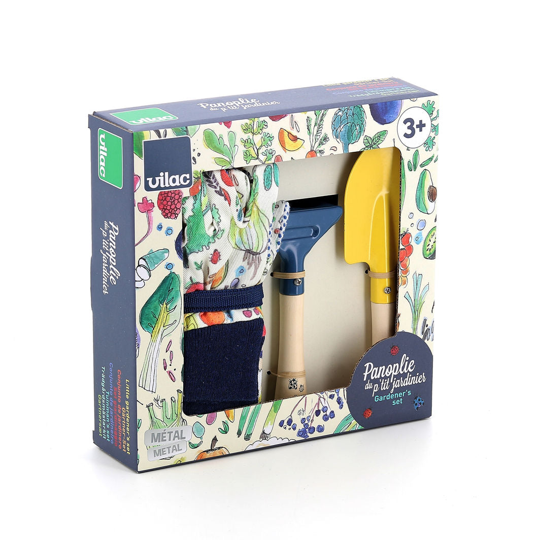 Vilac Trädgårdsredskap för barn, Trädgårdsmästarset - 4 delar