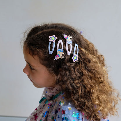 Mimi &amp; Lula 4 Hårspännen – Magical Unicorn