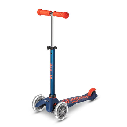 Micro Sparkcykel, Mini Deluxe LED - Navy Blue