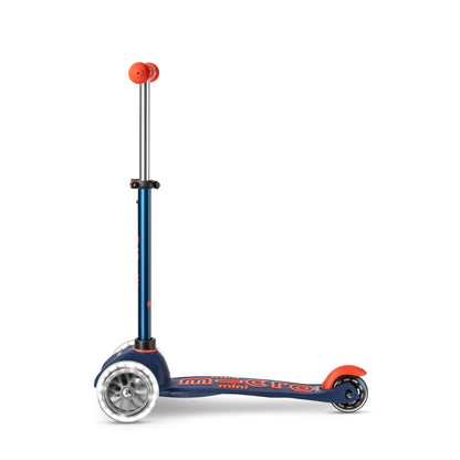Micro Sparkcykel, Mini Deluxe LED - Navy Blue
