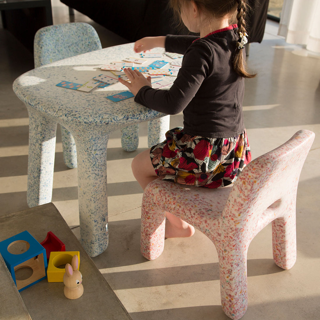 ecoBirdy Charlie barnstol, Strawberry