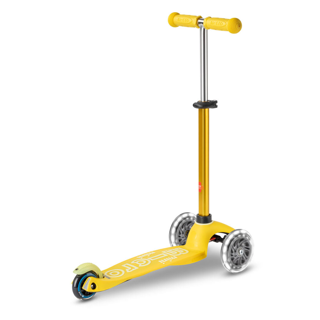 Micro Sparkcykel, Mini Deluxe LED - Gul
