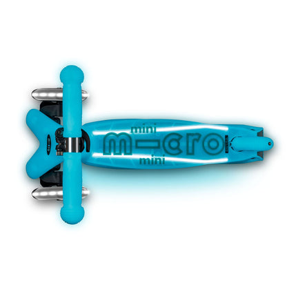 Micro Sparkcykel, Mini Deluxe Glow LED Plus - Glacier Aqua
