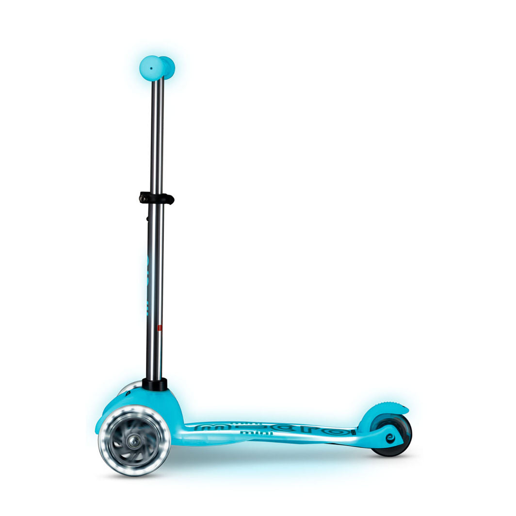Micro Sparkcykel, Mini Deluxe Glow LED Plus - Glacier Aqua
