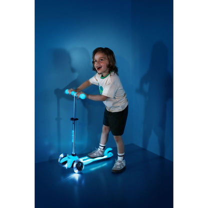 Micro Sparkcykel, Mini Deluxe Glow LED Plus - Glacier Aqua