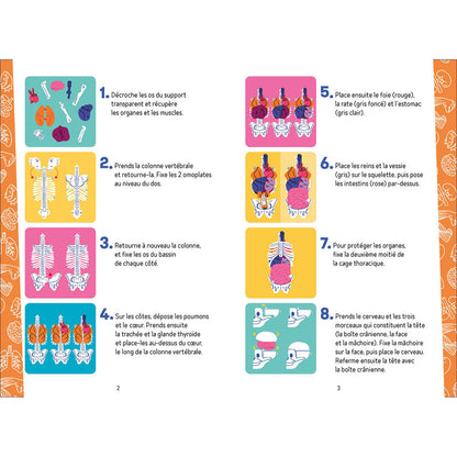 Auzou Aktivitetslåda, Upptäck kroppen – ge barnen en spännande introduktion till kroppens mysterier genom roliga aktiviteter.