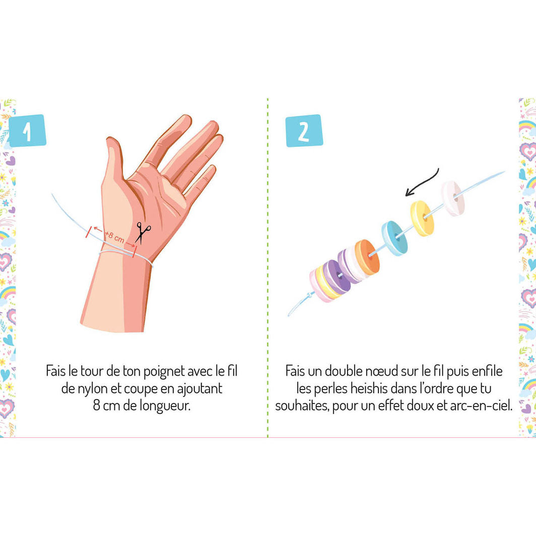 Auzou DIY-armband, Jewellery Factory - Regnbågsvänskapsarmband