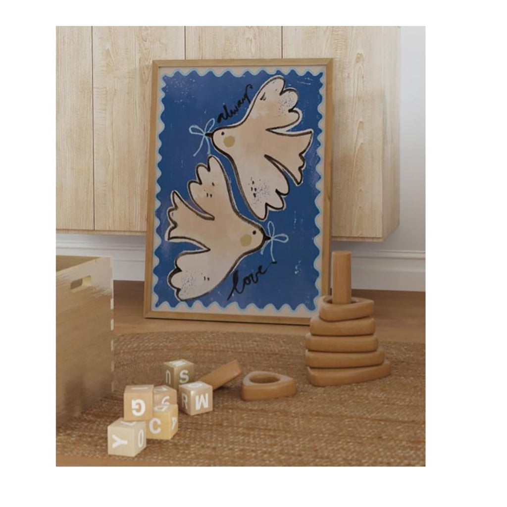 Studio Loco barnaffisch, Always love - A3