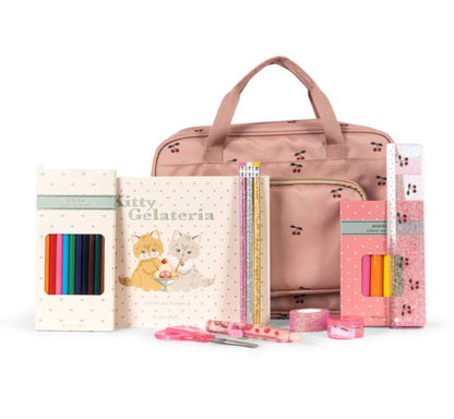 Konges Sløjd holiday essentials väska med innehåll - cherry