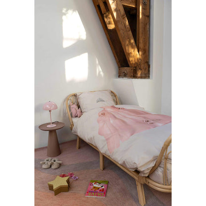 Snurk vuxenpåslakan, ekologiskt – Princess beige