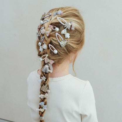 Mimi &amp; Lula Hårpynt, 8 hårclips – Mini Tutu Bow Enchanted