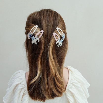 Mimi &amp; Lula Hårpynt, 4 hårspännen – Winged Unicorn Celeste