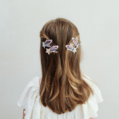 Mimi &amp; Lula Hårpynt, 4 hårklämmor - Star Trail Celeste