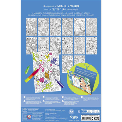 Auzou Målarbok, Neonmotiv